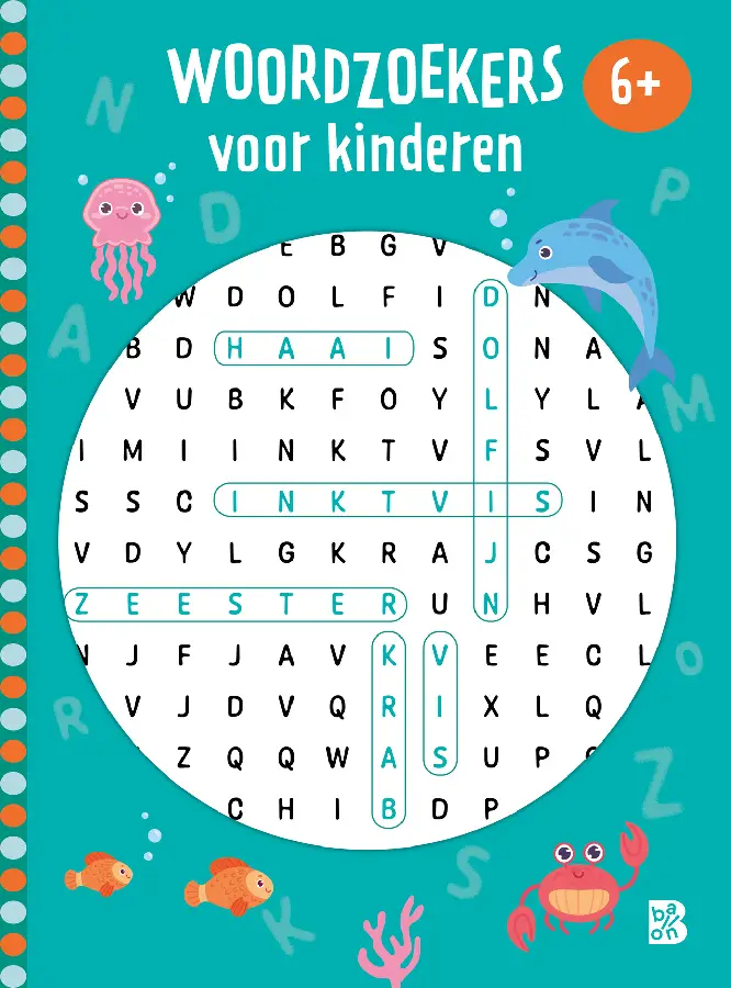 Woordzoekers voor kinderen 6+