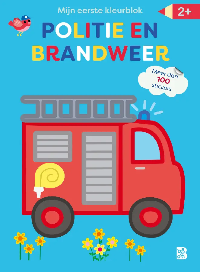 Mijn eerste kleurblok: Politie en brandweer