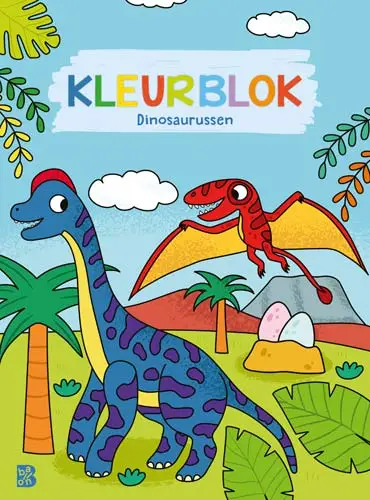 Kleurblok Dinosaurussen