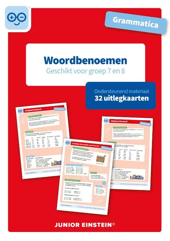 Woordbenoemen / Grammatica geschikt voor groep 7 en 8