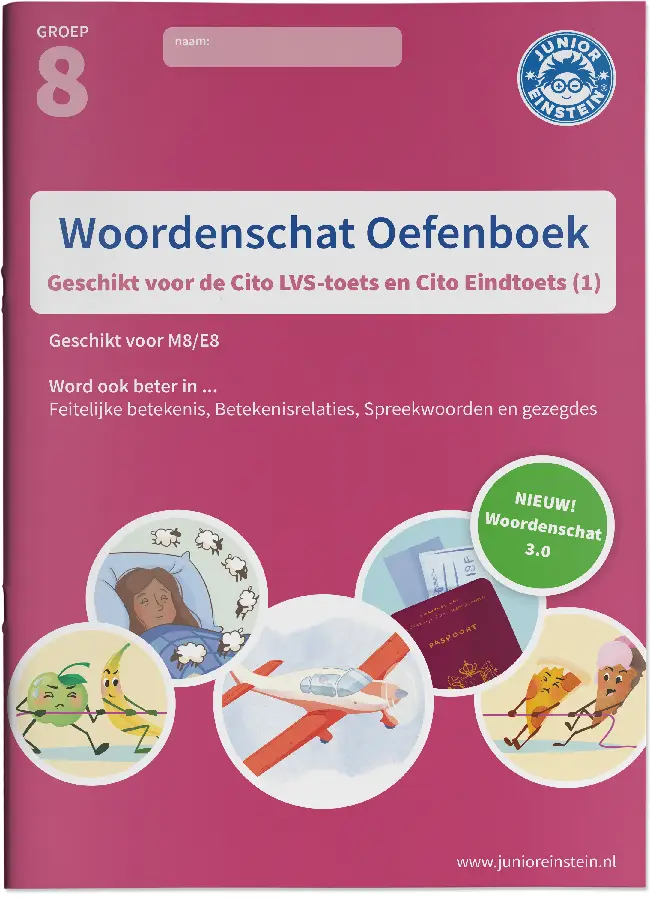 deel 1 Geschikt voor de Cito LVS-toetsen en de Cito Eindtoets - M8/E8 Cito / Woordenschat / Oefenboek