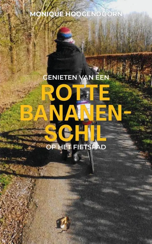 Genieten van een Rotte bananenschil op het fietspad