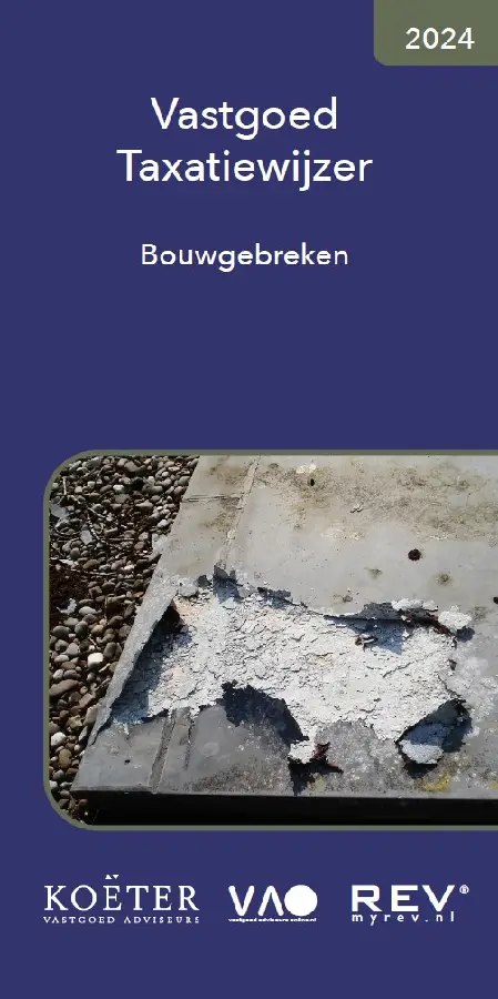 Vastgoed taxatiewijzer bouwgebreken / 2024