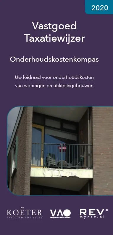 Vastgoed Taxatiewijzer Onderhoudskostenkompas / 2020