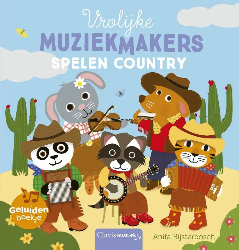 Vrolijke muziekmakers spelen country
