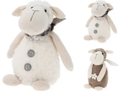 Sheep sitting 14cm