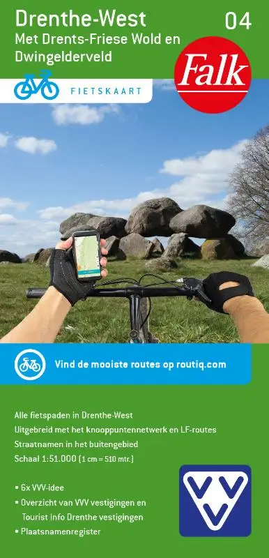 Falk VVV Fietskaart 04. Drenthe-West
