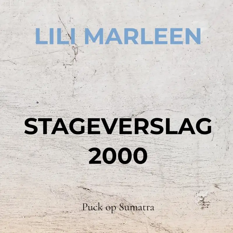 STAGEVERSLAG 2000