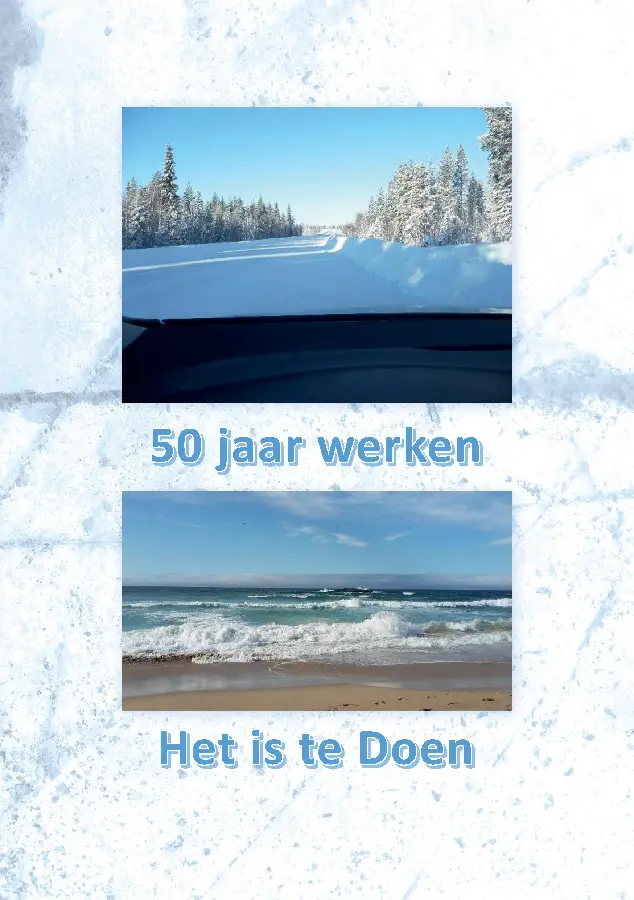 50 Jaar werken