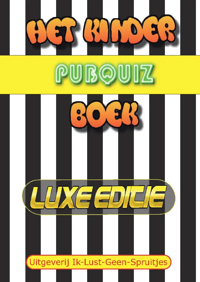 Het Kinder Pubquiz-boek
