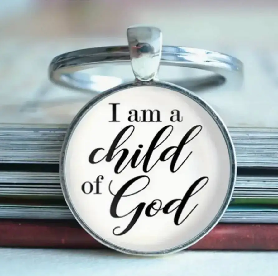 Keyring metal/epoxy I am a child of God