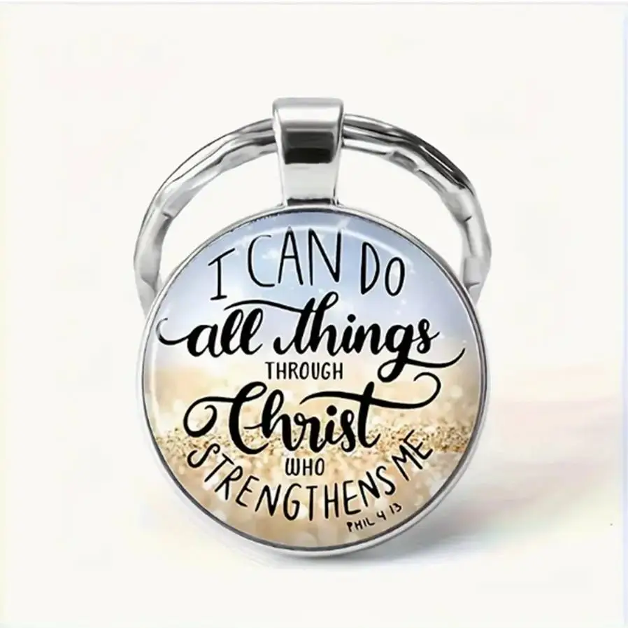 Keyring metal/epoxy I can do all things
