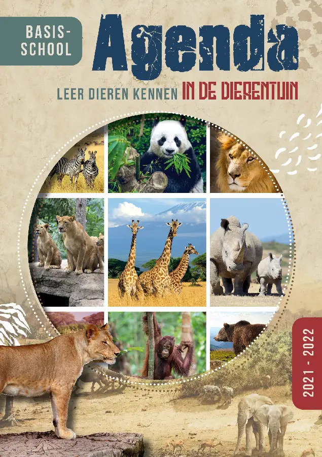 Basischoolagenda 'Leer dieren kennen uit de dierentuin' / 2021/22