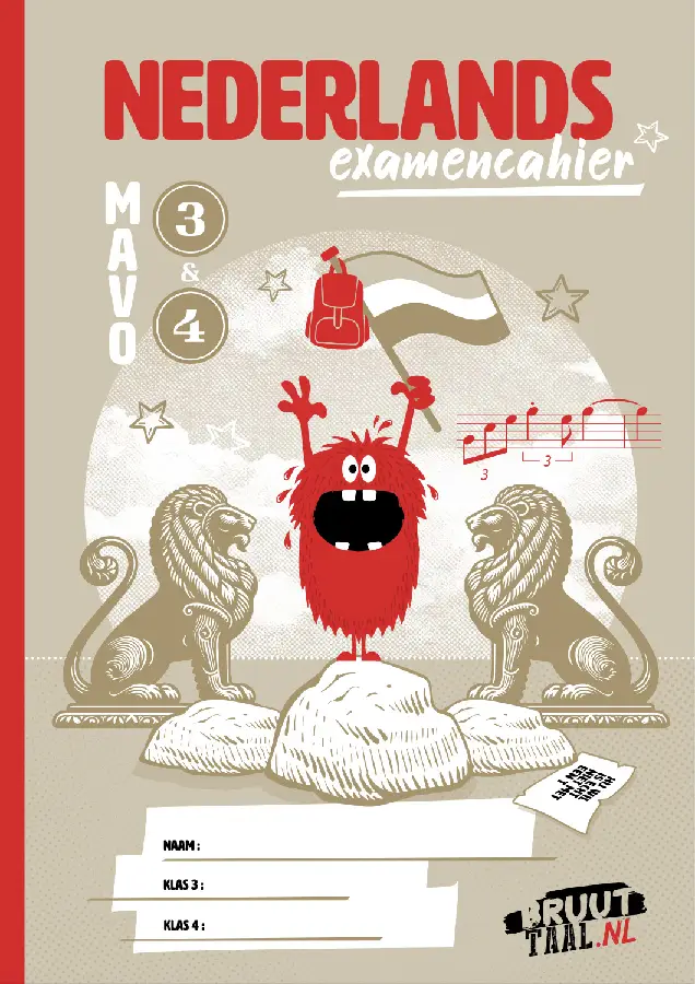 3/4 mavo nederlands / BruutTaal / Examenchahier