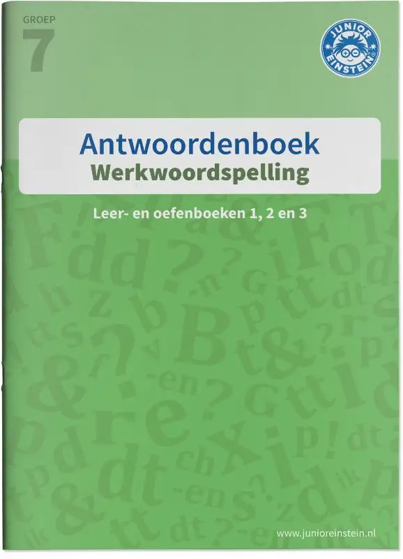 Werkwoordspelling Antwoorden / Leer- en oefenboeken 1, 2 en 3 groep 7