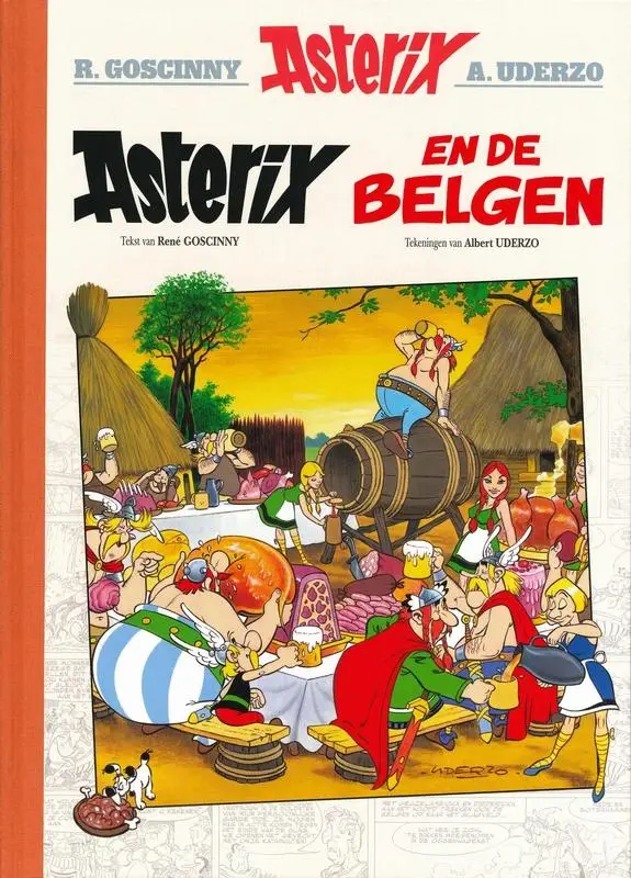 Asterix lu24. asterix en de belgen (luxe editie)