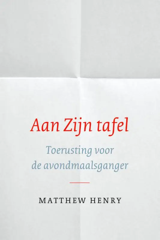 Aan zijn tafel