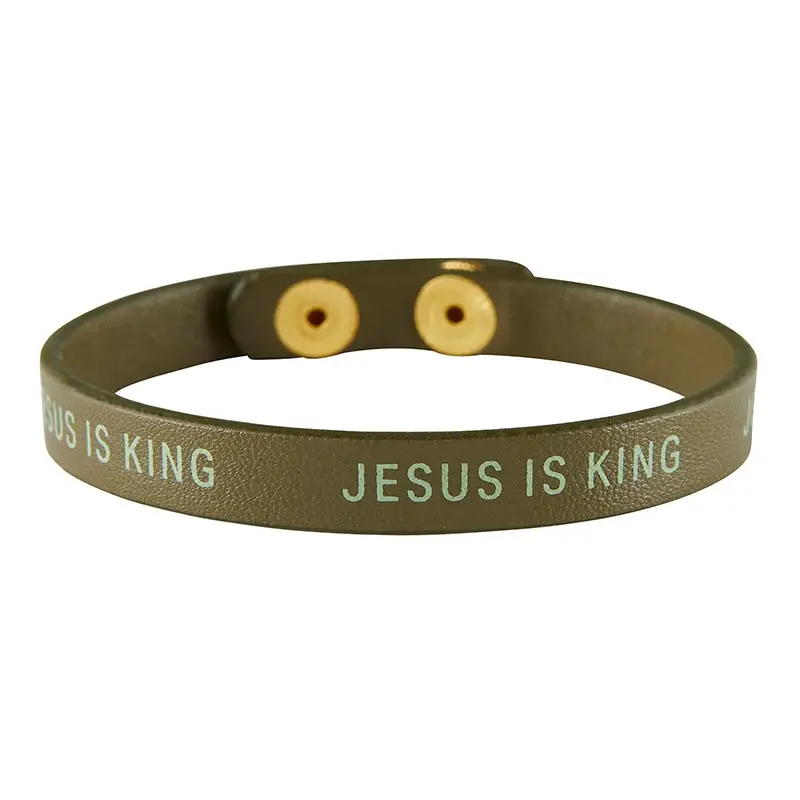 Snap Bracelet Jesus is King
